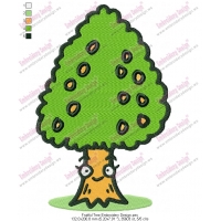 Fruitful Tree Embroidery Design